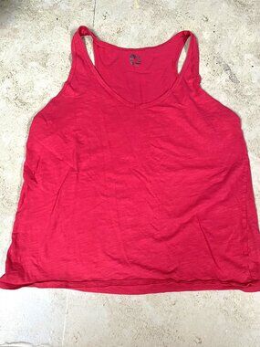 LADIES SIZE M JC PENNEY WATERMELON PINK TANK TOP SHIRT